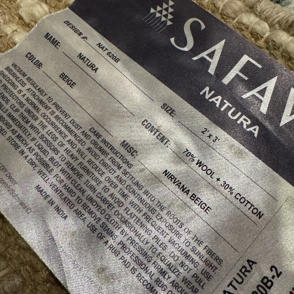 Safavieh Textured Beige Bath Mat